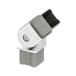 Edelstahl Gelenkverbinder V4A für Quadratrohr 40x40x3 mm
