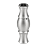 Edelstahl Zierhülse "Spindel" für Stab Ø12 mm, Höhe 90 mm