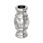 Edelstahl Zierhülse "Barock" für Stab Ø12 mm, Höhe 52 mm