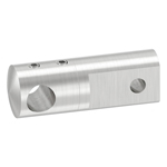 Edelstahl Querstabhalter Flacheisen für Stab Ø12 mm