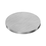 Ronde Ø25 - 150 mm aus Edelstahl V2A, Längsschliff