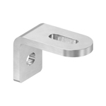 90° Winkellasche 60x40x30mm, mit Langlöcher, geschliffen