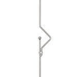 Edelstahl Designstab Ø 12 mm offen, mit Kugel - 1000 mm