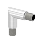 Eckverbinder 90°, eckig aus Edelstahl V2A zum Einstecken