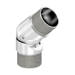Edelstahl Gelenkstück V2A Ø42,4 mm für LED-Kabeldurchführung