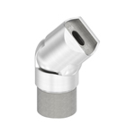 Edelstahl Gelenkverbinder V2A einseitig zum Anschrauben Anschluss Ø 42,4 mm