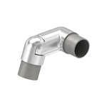 Edelstahl Gelenkverbinder 90° V2A verstellbar, Anschluss Ø 42,4 mm, Links/Rechts