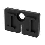 2x Gummidichtungen passend für Klemmhalter Modell 23 (45x45mm)