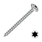 HECO-TOPIX-plus Tellerkopf-Schraube 6x60mm, T30, VG, A3K, Inhalt: 100 Stck.