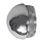 Endkappe Halbkugel für Rundrohr Ø42,4x2,0mm aus Edelstahl V2A hochglanzpoliert