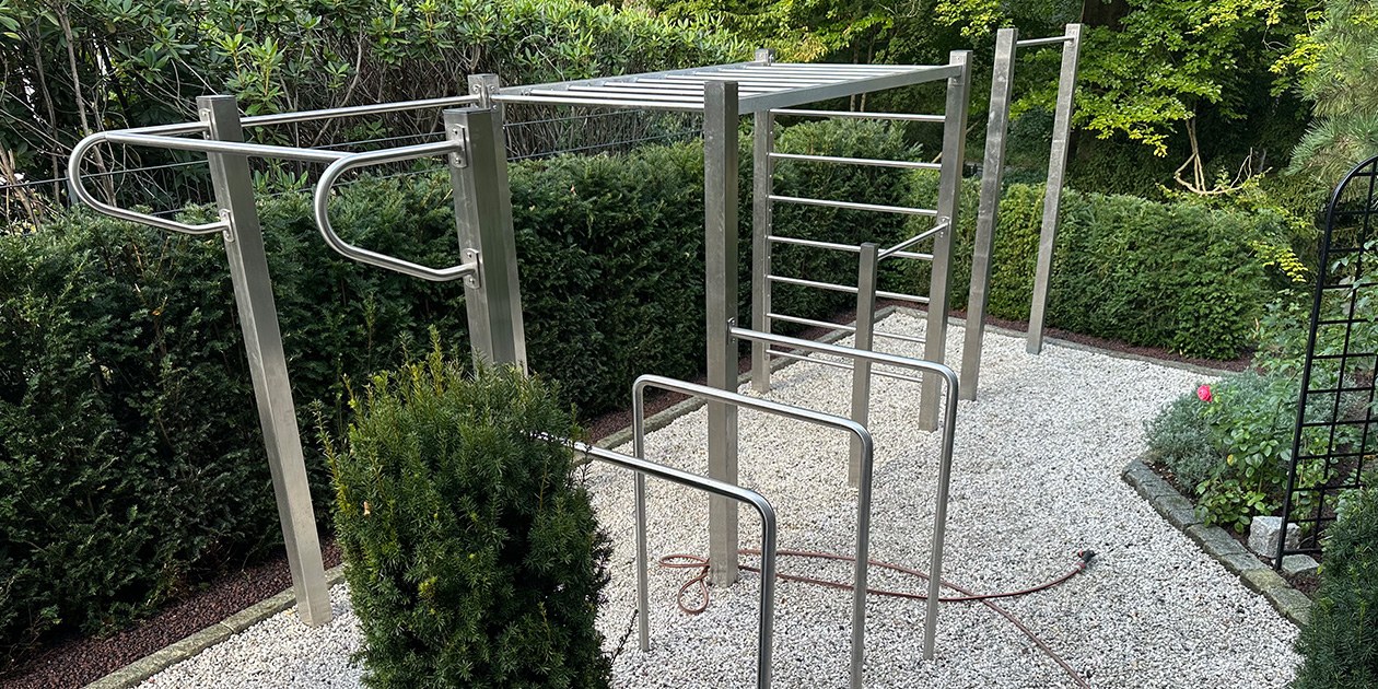 Calisthenics-Anlagen aus Edelstahl