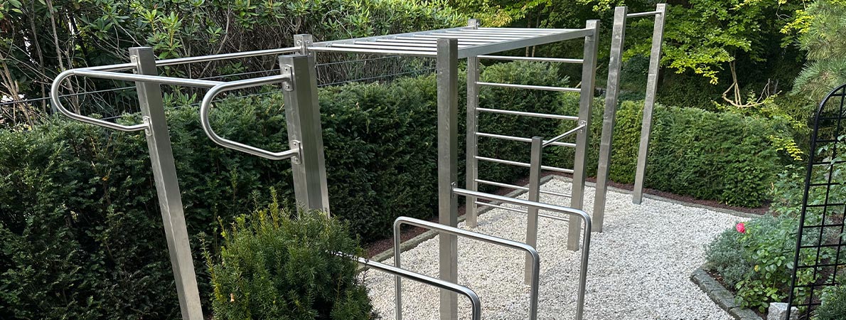 Calisthenics-Anlage aus Edelstahl