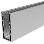 Bodenprofil Eco 4.0 Aluminium eloxiert, L:1245mm, aufg. Montage