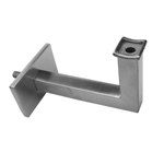Handlaufhalter starr aus Edelstahl für Rohr Ø42,4mm, Wandhalter-Handlauf