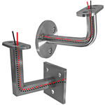 Handlaufträger für LED-Handlauf