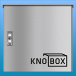 Knobloch Knobox2 Paketkasten Wandmontage/Freistellung aus Edelstahl