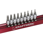 Kraftwerk 5 Stern-TX-Bit-Stecknusssatz 1/4" 9tlg.