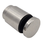 V2A Punkthalter Glas Ø50mm für Flach/Vierkant, Glas 8-17,52mm