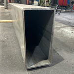 Rechteckrohr 200x100x5mm Edelstahl V2A K240