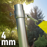 Edelstahl Sonnensegel-Mast Ø60,3x4mm zum Aufschrauben