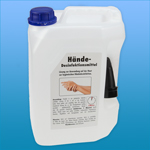 Hände-Desinfektionsmittel 8,98€/liter im 5L Kanister