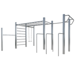 Calisthenics Park XL DIN 16630 aus Edelstahl